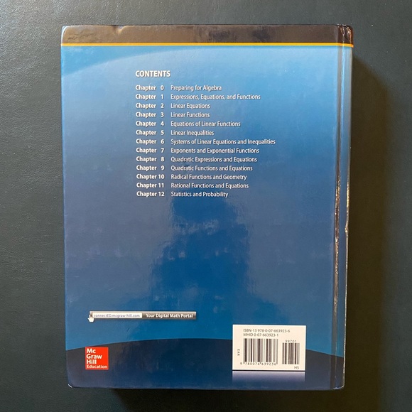 Glencoe Algebra 1 Common Core Edition - Picture 2 of 2